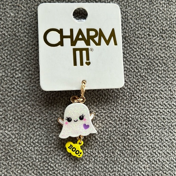 Charm It! Ghost Pendant with Yellow Boo Charm - Picture 1 of 2